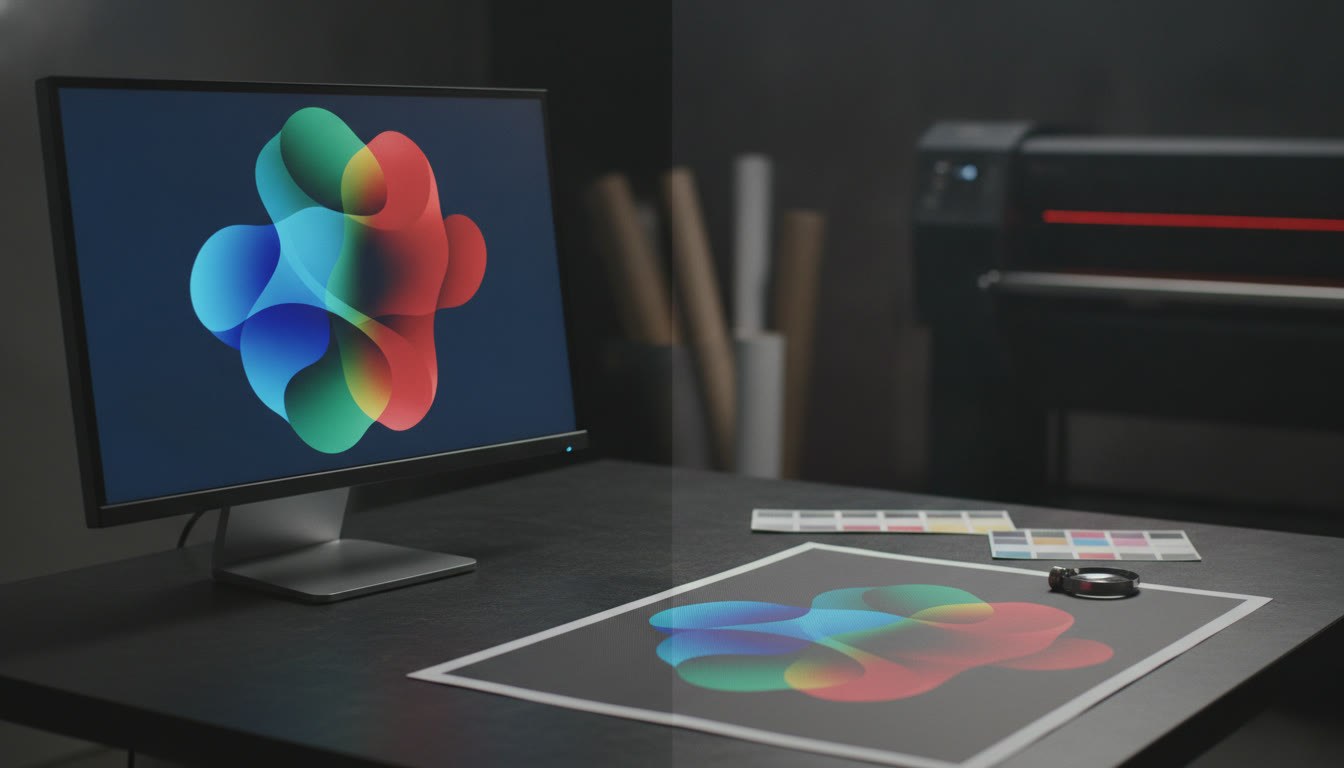 CMYK vs RGB: por que a cor da tela não sai igual na impressão